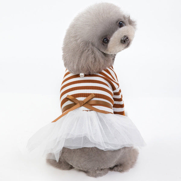Spring & Summer Dog Dress – Pet Skirt Outfit