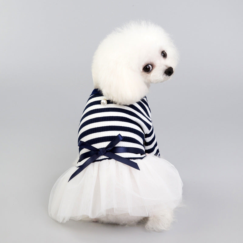 Spring & Summer Dog Dress – Pet Skirt Outfit