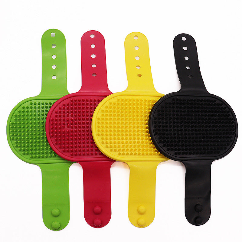 Soft Rubber Pet Brush – Silicone Grooming Comb
