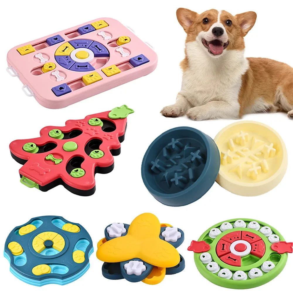 Dog Puzzle Slow Feeder – Interactive Food Dispenser