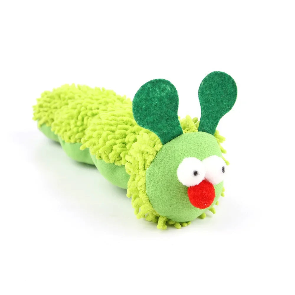 Caterpillar Catnip Chew Toy – Interactive Kitten Toy