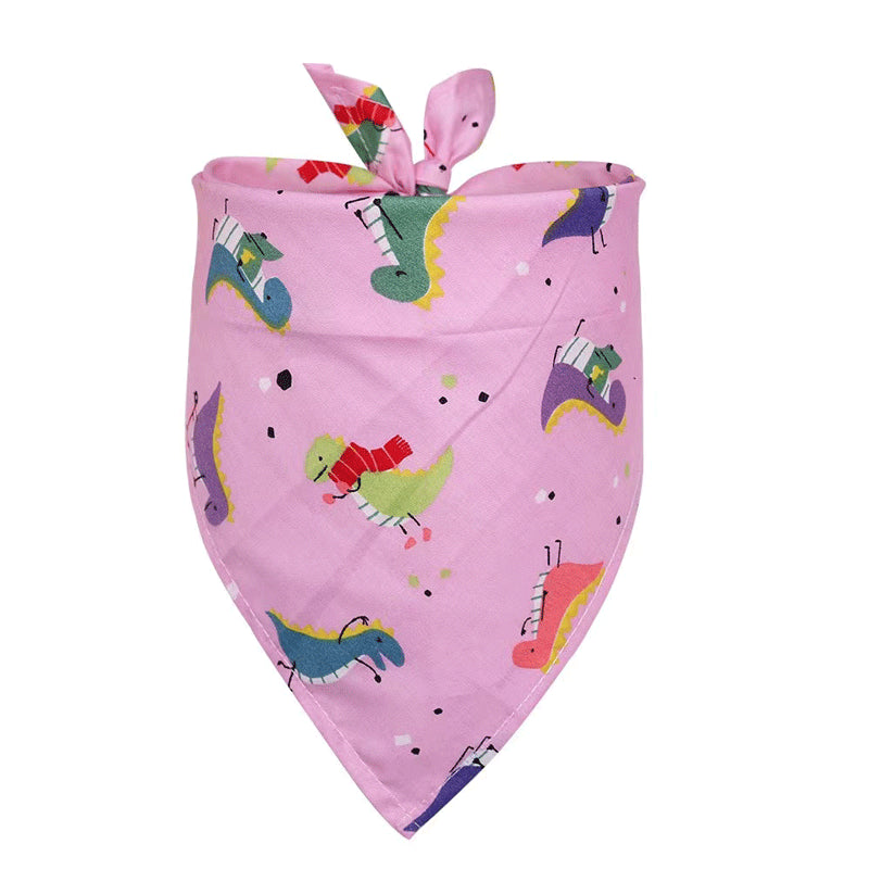 Summer Pet Drool Towel – Cotton Triangle Scarf