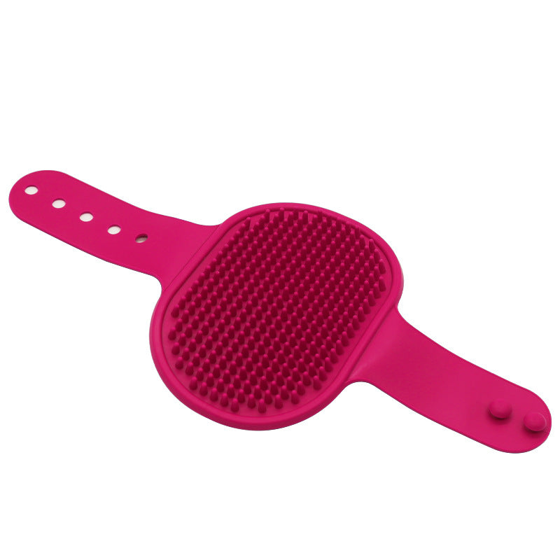 Soft Rubber Pet Brush – Silicone Grooming Comb