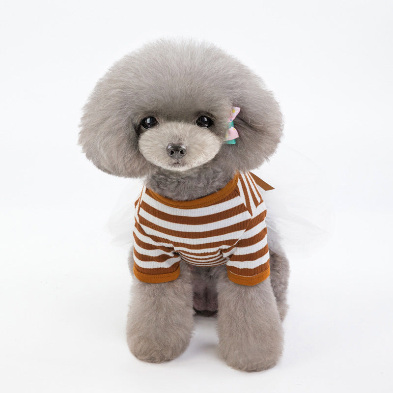 Spring & Summer Dog Dress – Pet Skirt Outfit