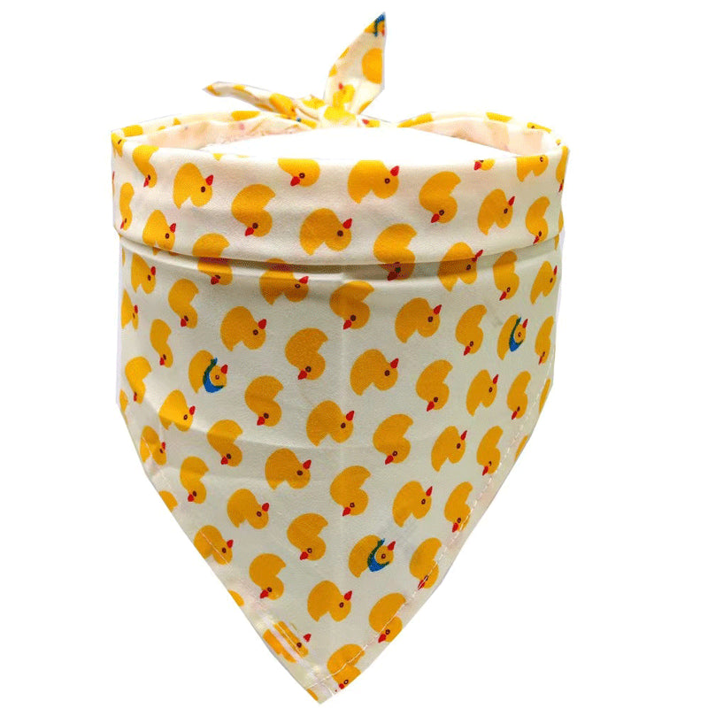 Summer Pet Drool Towel – Cotton Triangle Scarf
