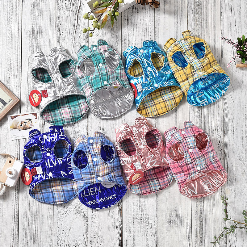 Autumn & Winter Reversible Dog Vest – Small Dogs & Puppies