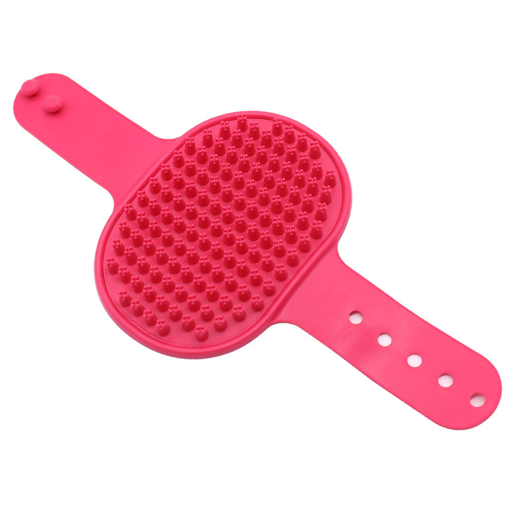 Soft Rubber Pet Brush – Silicone Grooming Comb