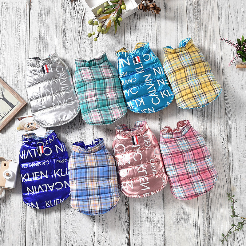 Autumn & Winter Reversible Dog Vest – Small Dogs & Puppies