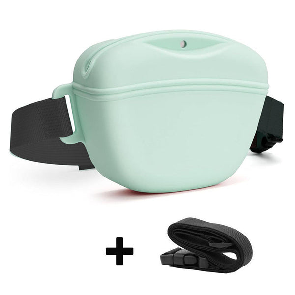 Silicone Dog Training Snack Bag – Portable & Crossbody