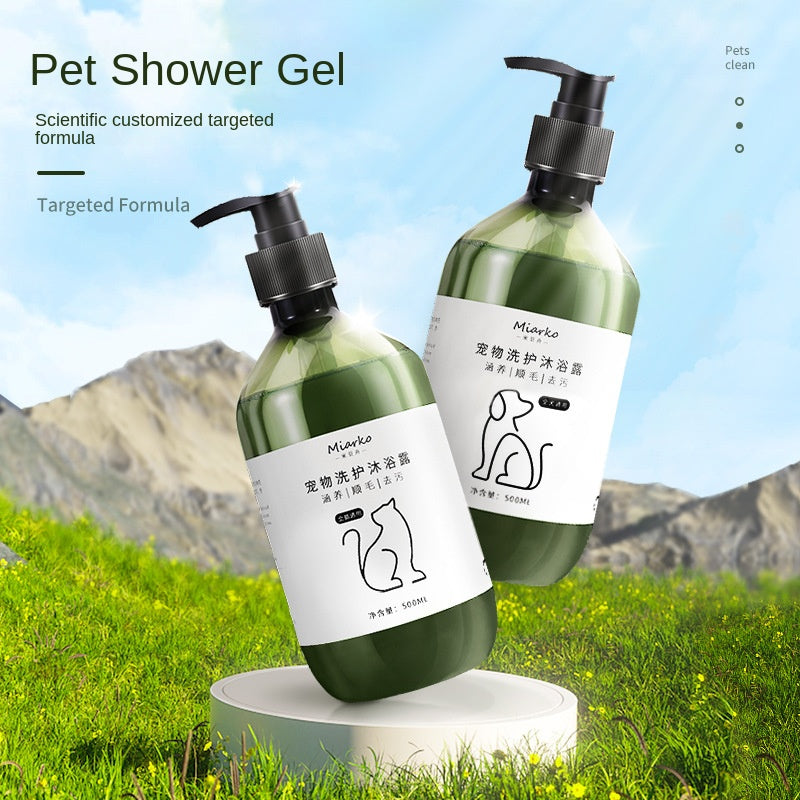 Pet Shampoo 500ml – Deodorizing & Scented