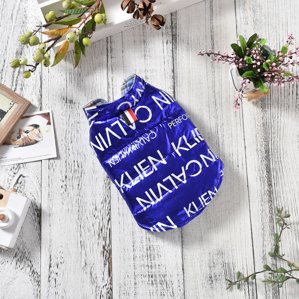 Autumn & Winter Reversible Dog Vest – Small Dogs & Puppies