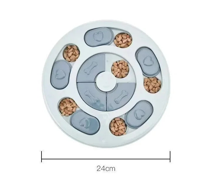 Dog Puzzle Slow Feeder – Interactive Food Dispenser