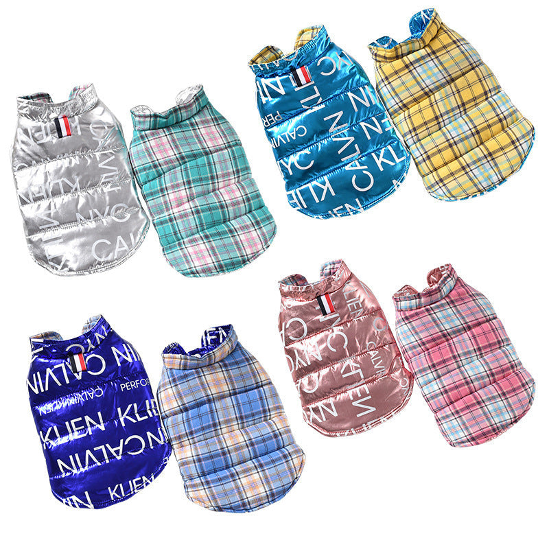 Autumn & Winter Reversible Dog Vest – Small Dogs & Puppies