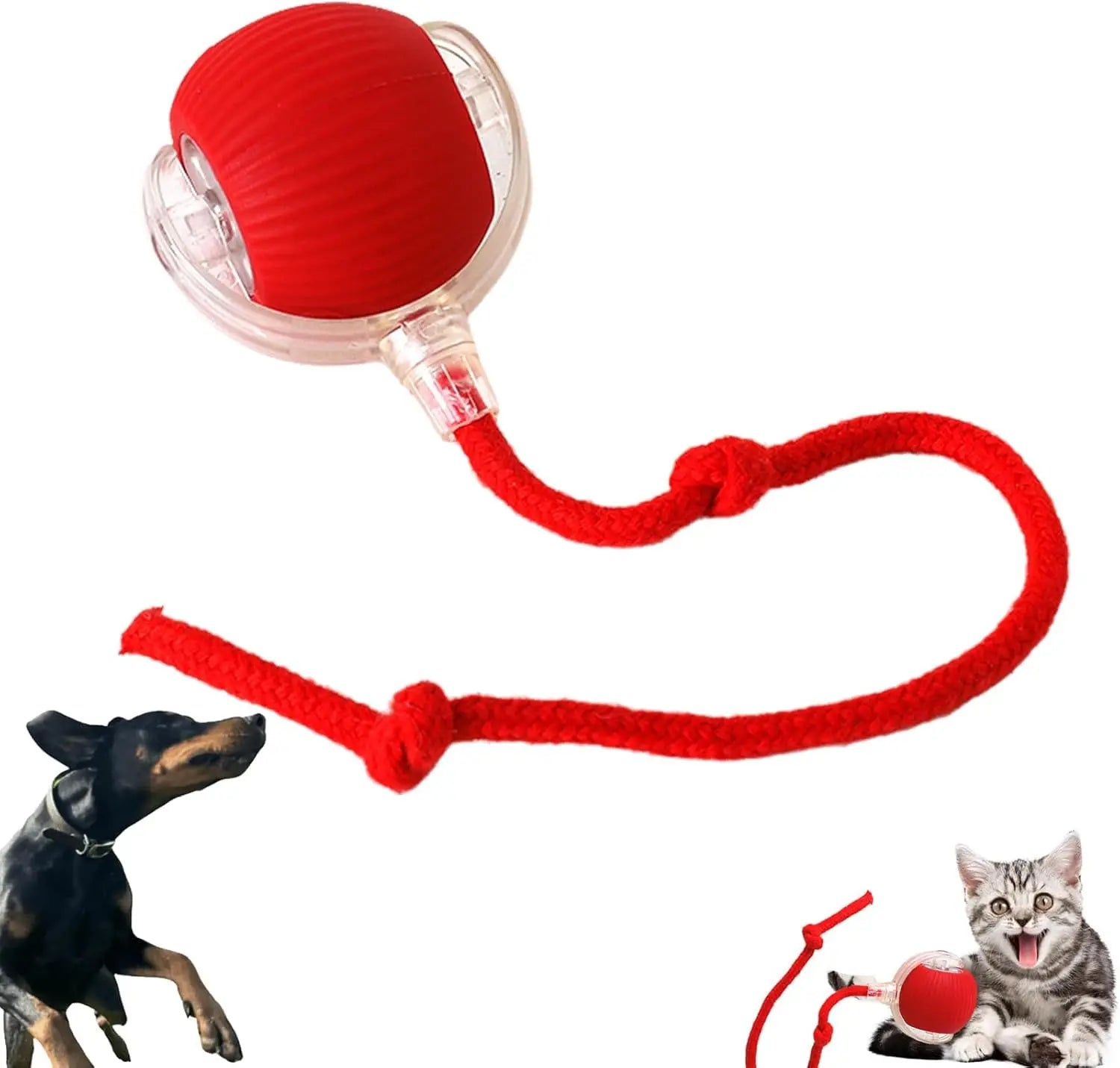 Automatic Cat Teasing Ball – Self-Play Stress Relief Toy