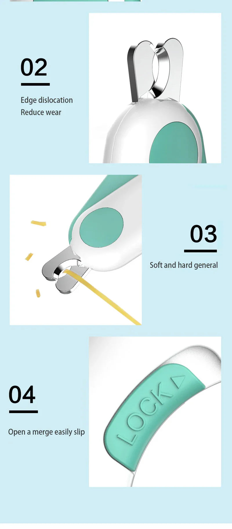 LED Pet Nail Clipper – Grooming Scissors for Cats & Small Dogs