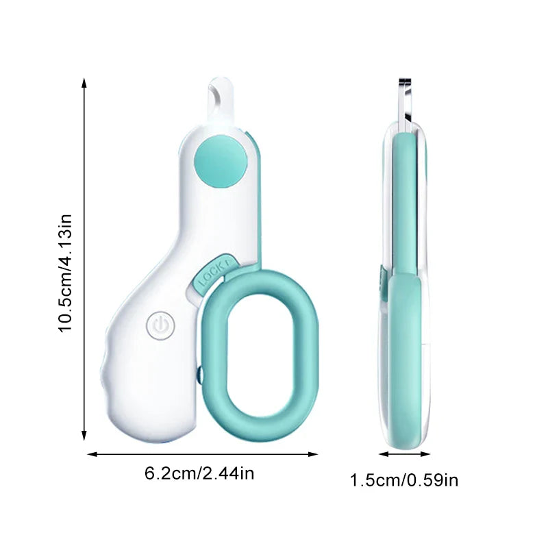 LED Pet Nail Clipper – Grooming Scissors for Cats & Small Dogs
