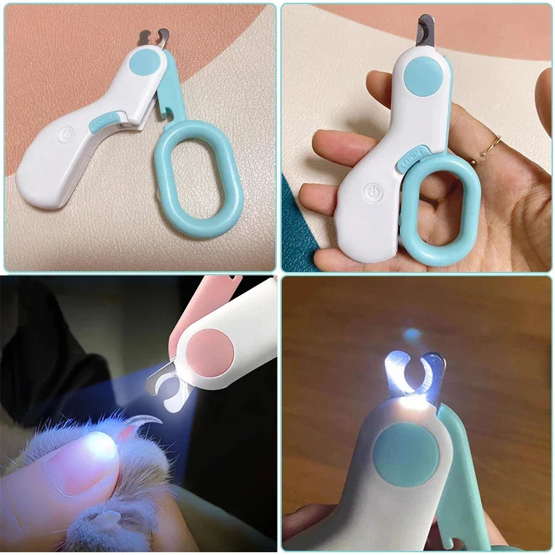 LED Pet Nail Clipper – Grooming Scissors for Cats & Small Dogs