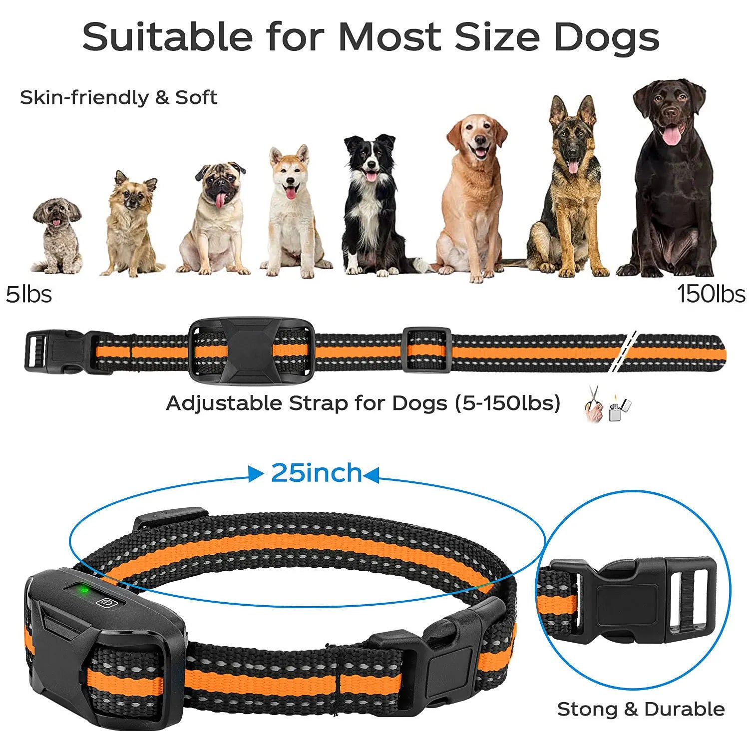 3300ft Waterproof Dog Training Collar – Remote Control
