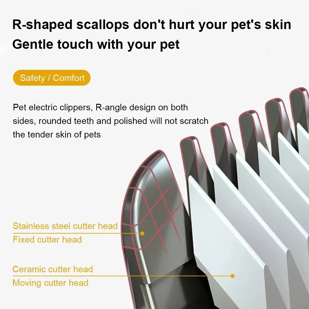 Professional USB Pet Hair Clipper – Dogs & Cats