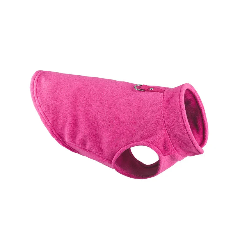 Fleece Dog Vest – Winter Clothes for Small Dogs