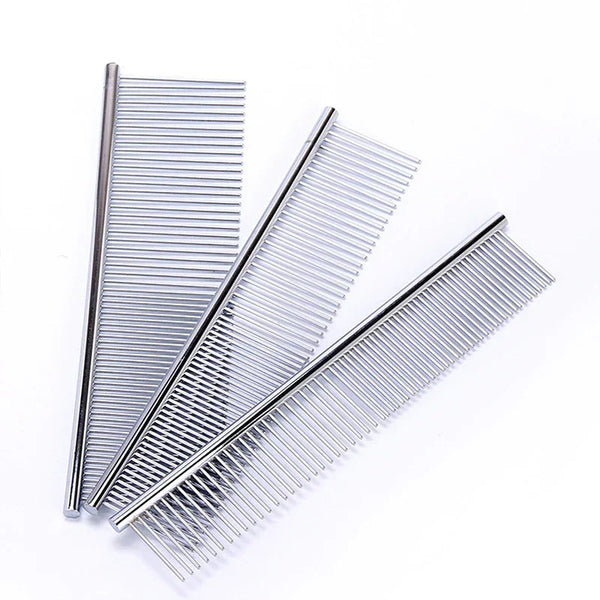 Stainless Steel Dematting Comb – Flea & Grooming Tool