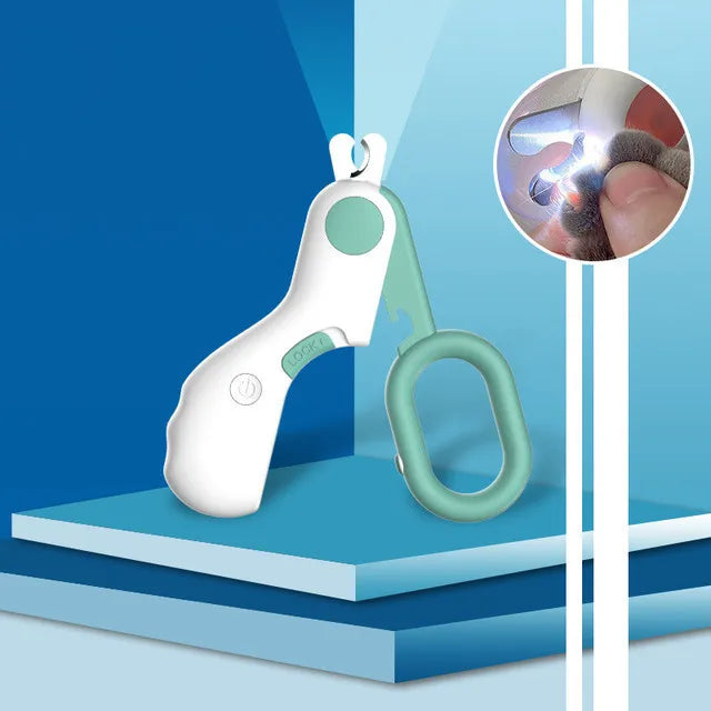 LED Pet Nail Clipper – Grooming Scissors for Cats & Small Dogs