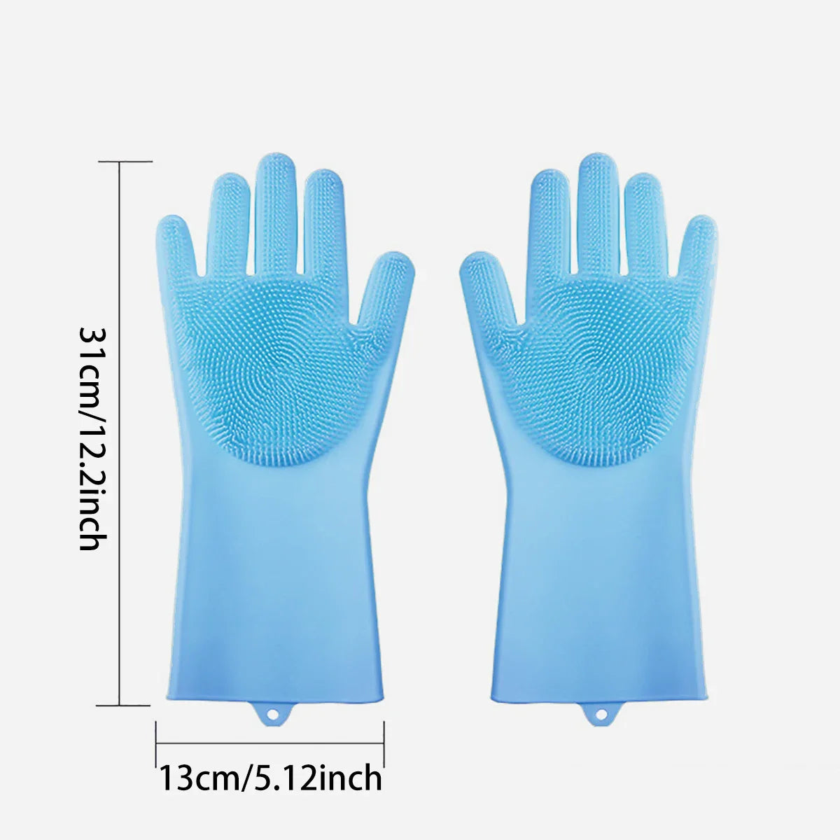 Pet Grooming Bath Gloves – Silicone Hair Remover