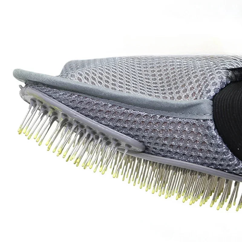 Pet Grooming Glove – Hair Removal & Bath Brush