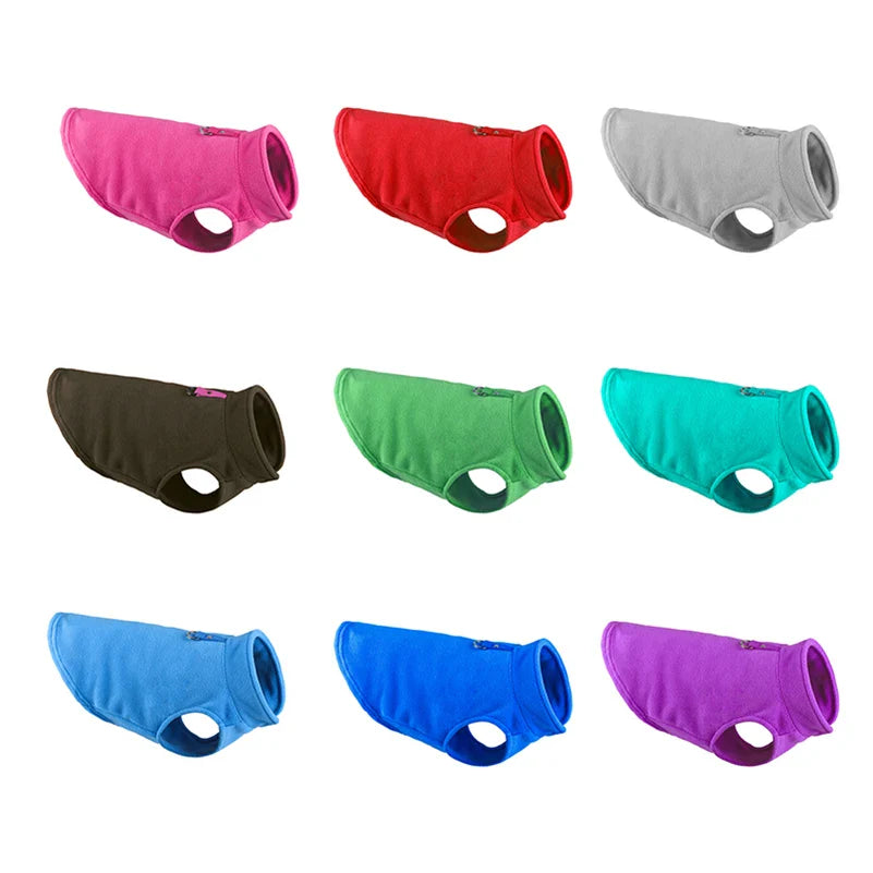 Fleece Dog Vest – Winter Clothes for Small Dogs