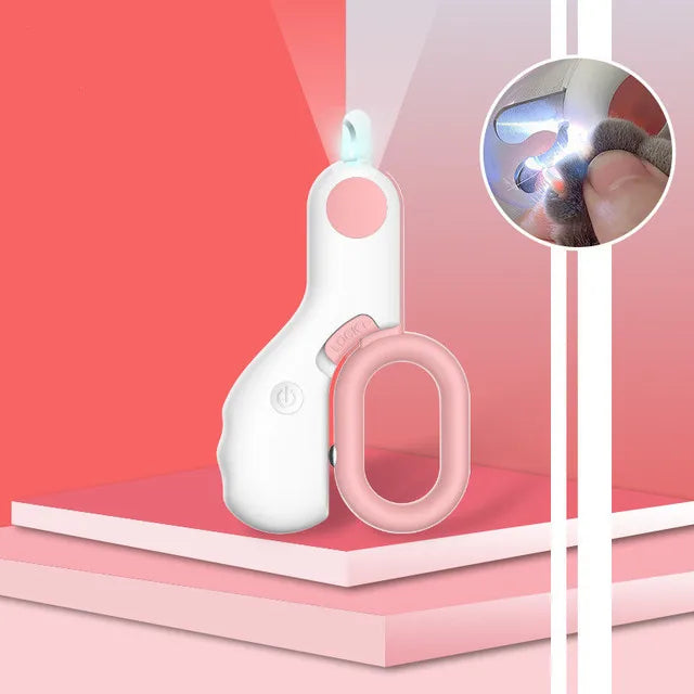 LED Pet Nail Clipper – Grooming Scissors for Cats & Small Dogs