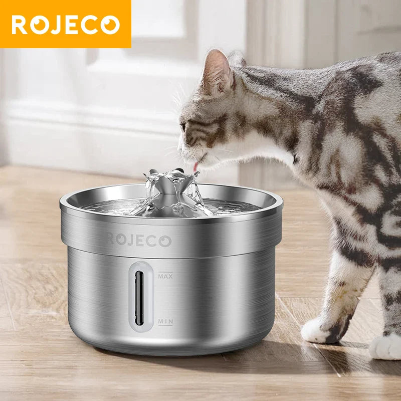 Stainless Steel Automatic Pet Water Fountain