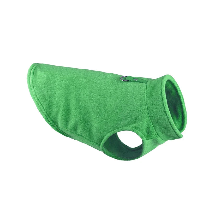 Fleece Dog Vest – Winter Clothes for Small Dogs