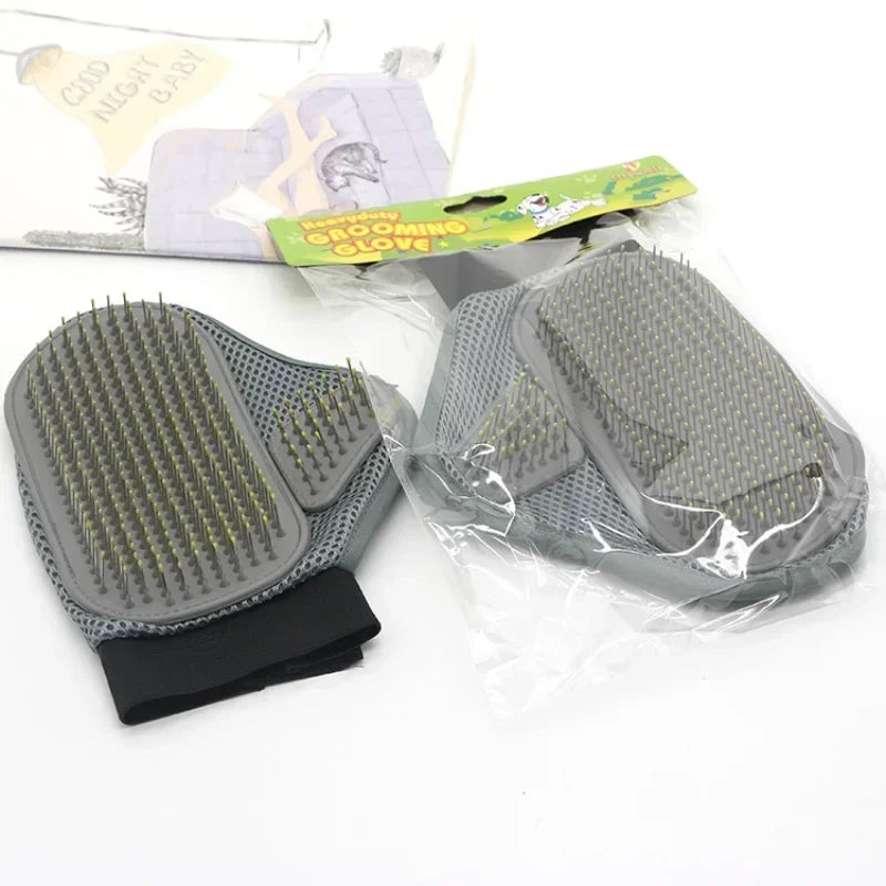 Pet Grooming Glove – Hair Removal & Bath Brush