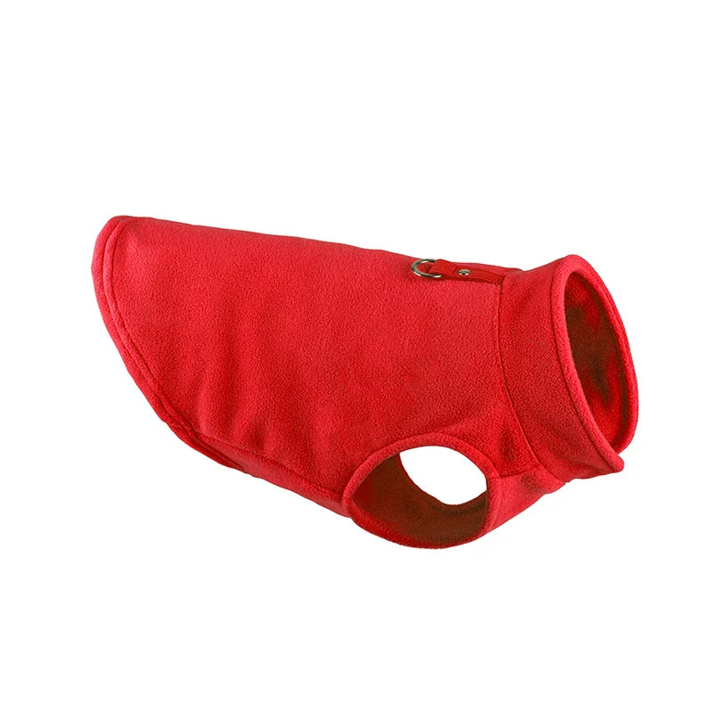 Fleece Dog Vest – Winter Clothes for Small Dogs