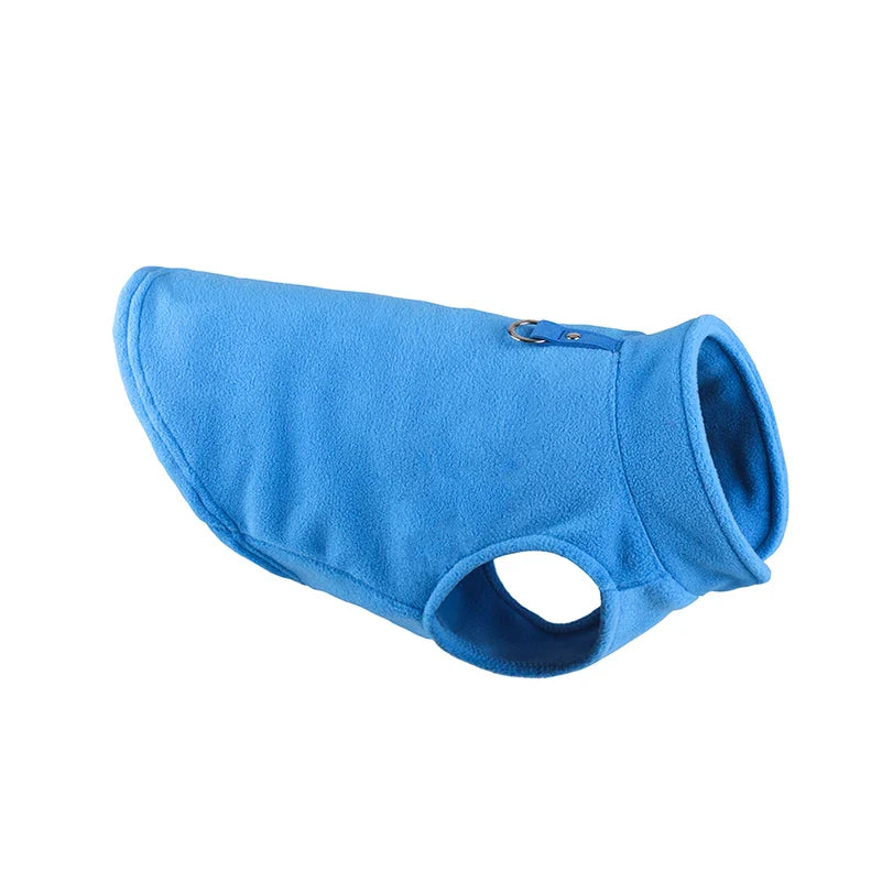 Fleece Dog Vest – Winter Clothes for Small Dogs