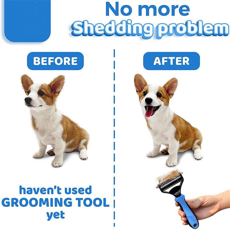 Double-Sided Pet Grooming Tool