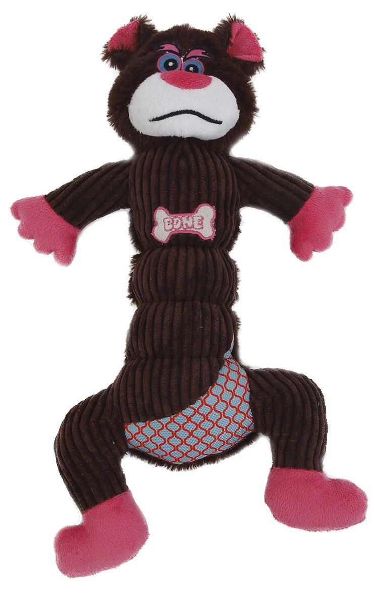 Pet Life  'Cuddle Plush' Mesh & Squeak Dog Toy