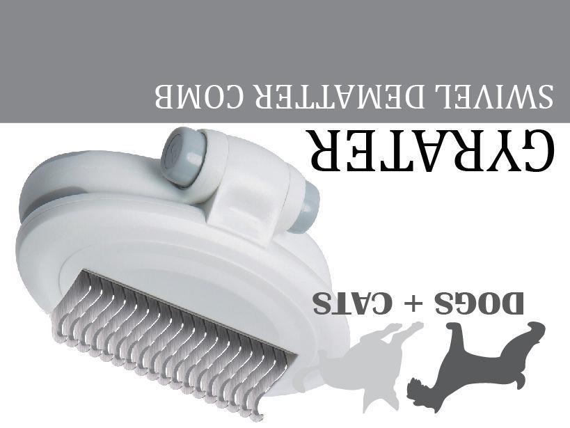 Pet Life 'Gyrater' Swivel Dematting Comb
