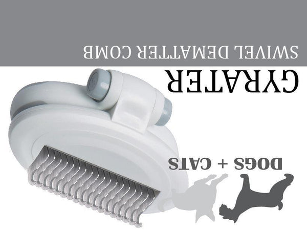 Pet Life 'Gyrater' Swivel Dematting Comb