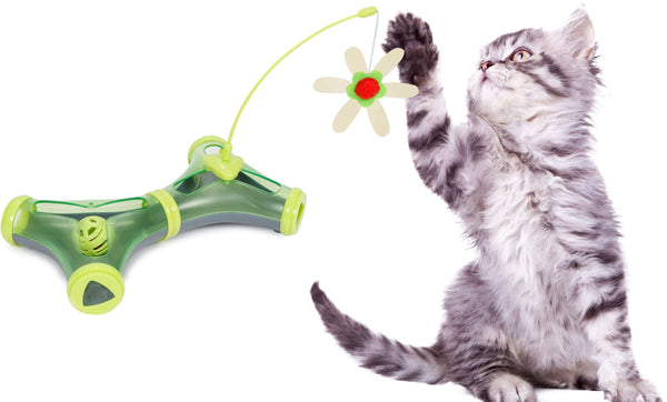 Pet Life 'Kitty-Tease' Interactive Cat Puzzle Toy