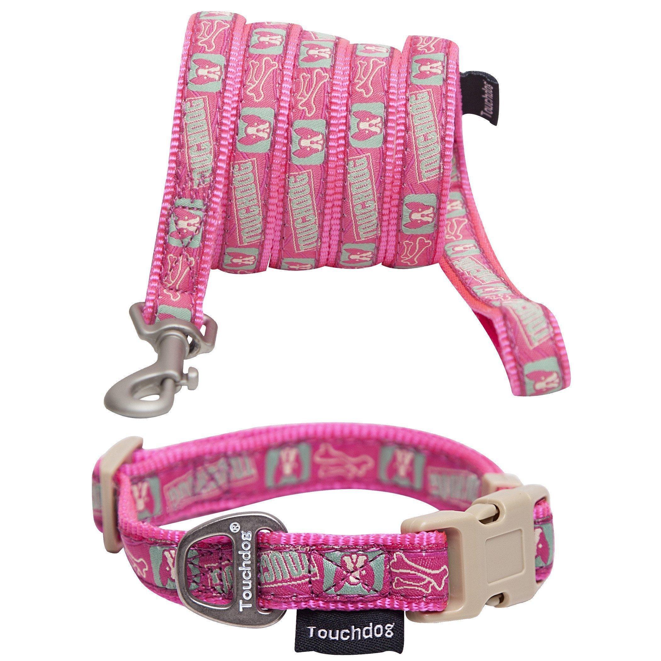 Touchdog Caliber' Designer Leash & Collar Set